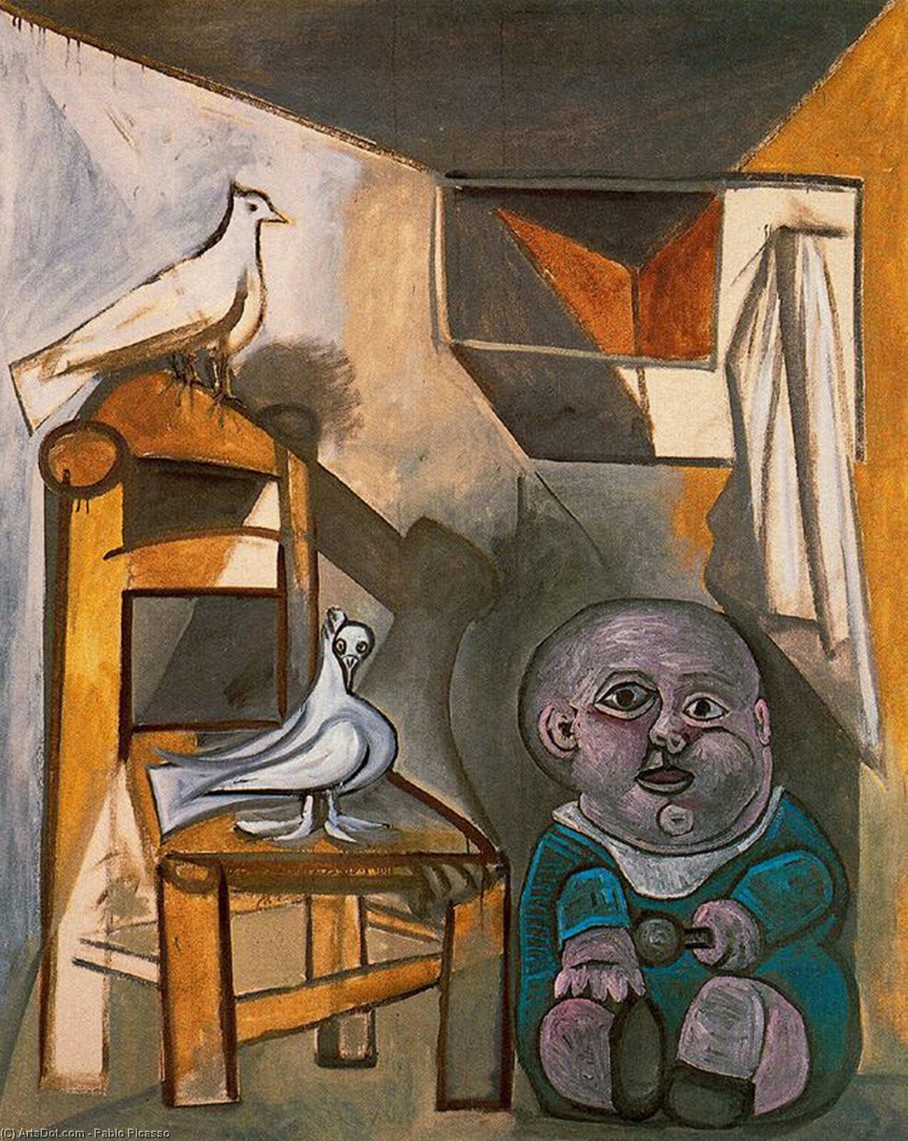 A Child With Pigeons — Pablo Picasso
