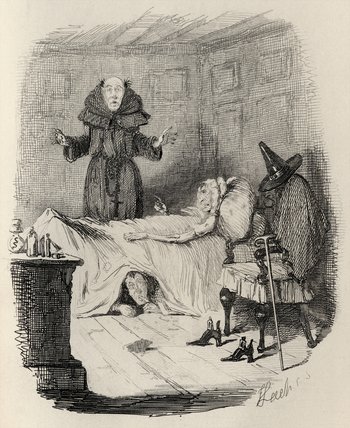 The Confession Of The Old Woman Clothed In Grey — John Leech