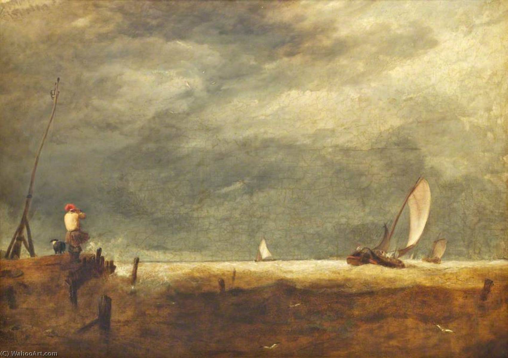 Coast Scene — Sir Augustus Wall Callcott