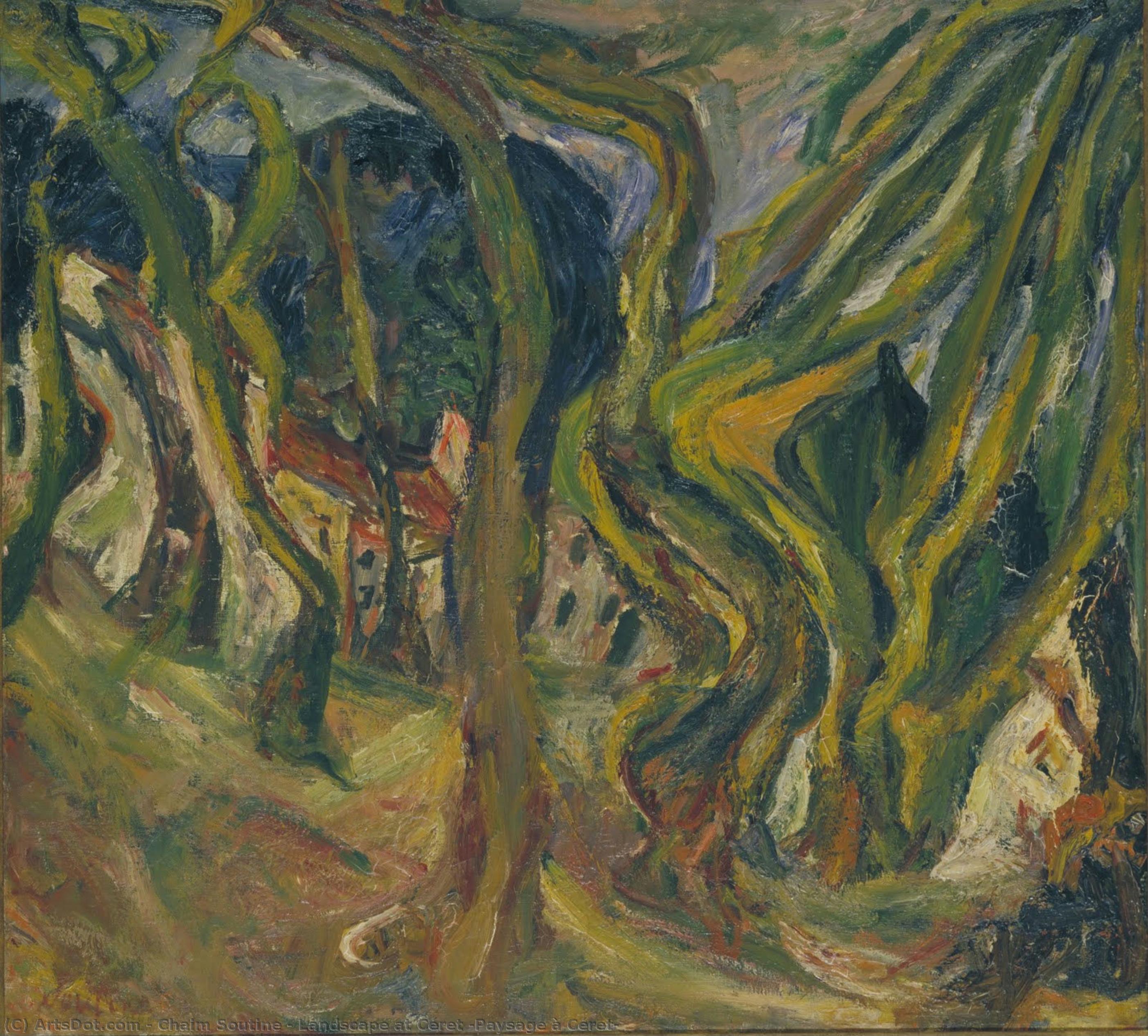 Landscape At Céret [paysage À Céret] — Хайм Сoutine