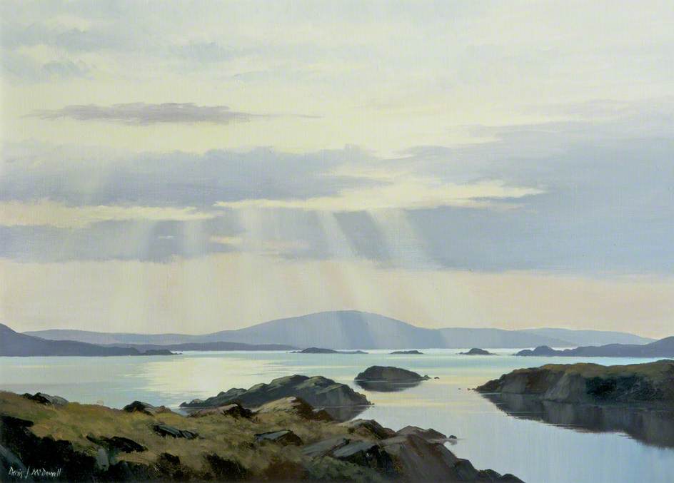 Evening, Ballynakill Bay, Connemara — Denis J Mcdowell