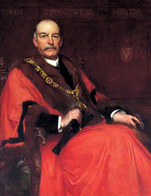 John Stone Wigg, Mayor Of Tunbridge Wells (1889–1891) — Samuel Henry William Llewellyn