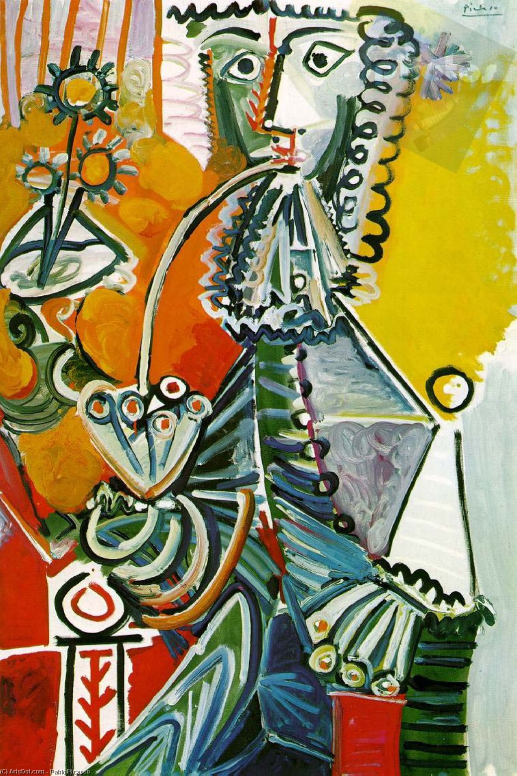 Musketeer With Pipe — Pablo Picasso