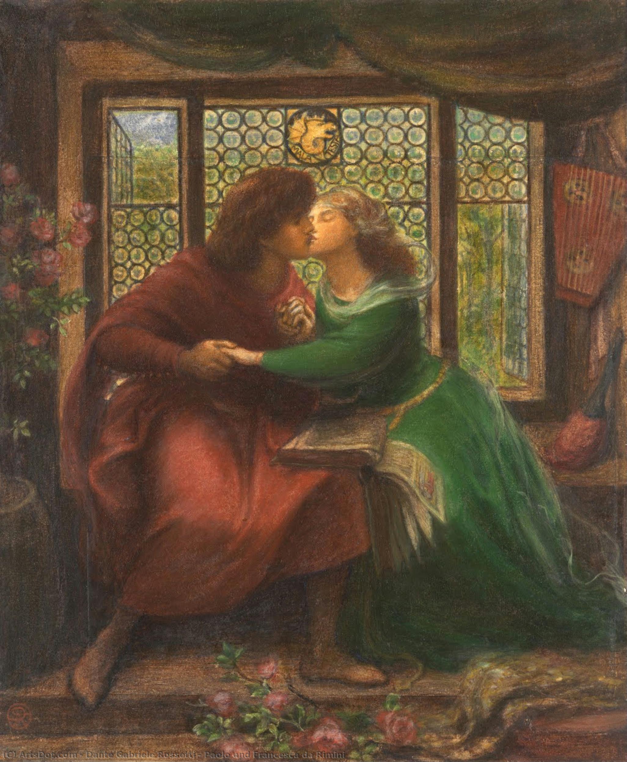Paolo And Francesca Da Rimini — ダンテ・ガブリエル・ロセッティ