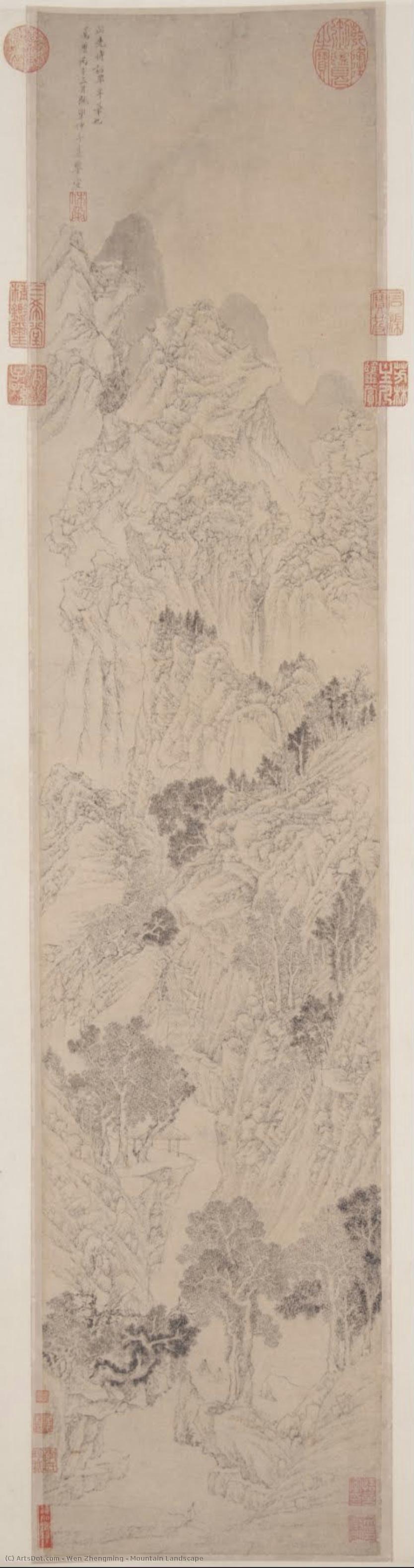 Mountain Landscape — Wen Zhengming
