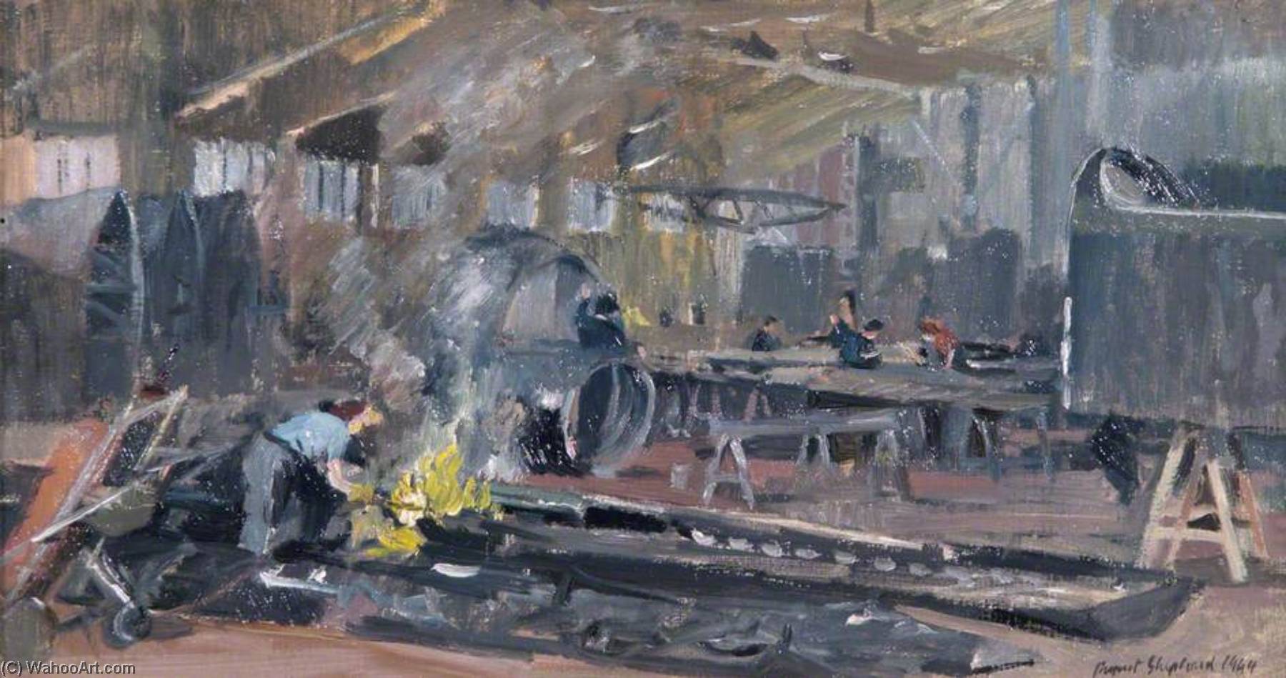 Cutting Up A Plane Wing — Rupert Shephard