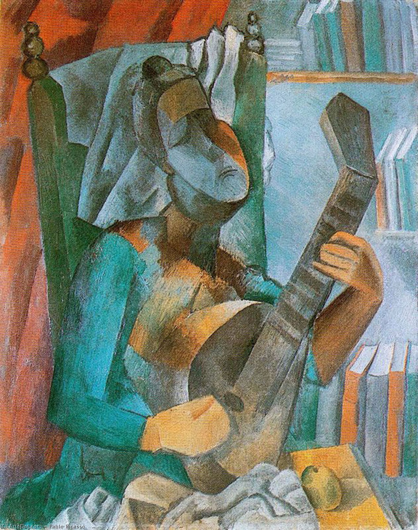 Woman With A Mandolin — Пабло Пикасо