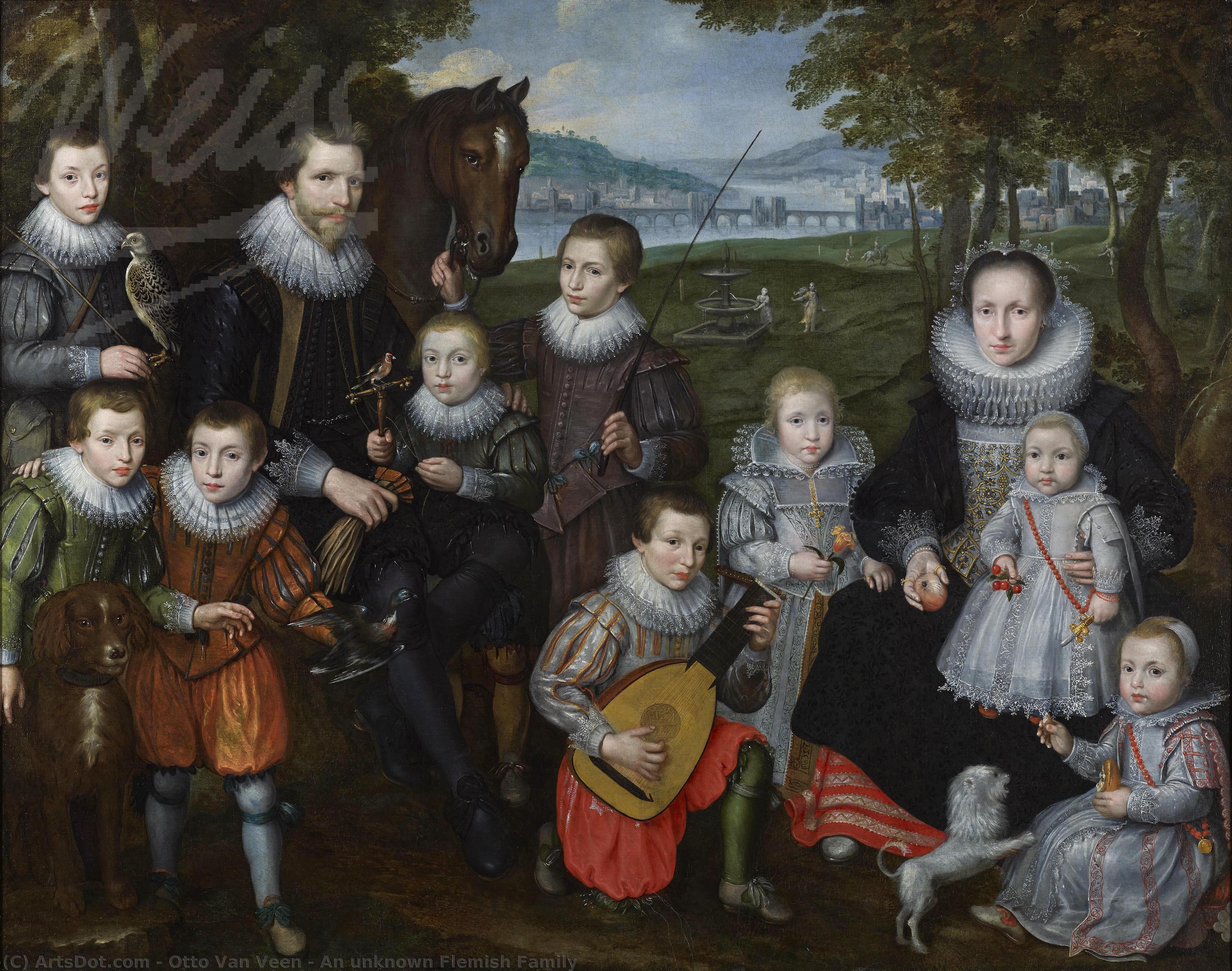 An Unknown Flemish Family — Otto Van Veen