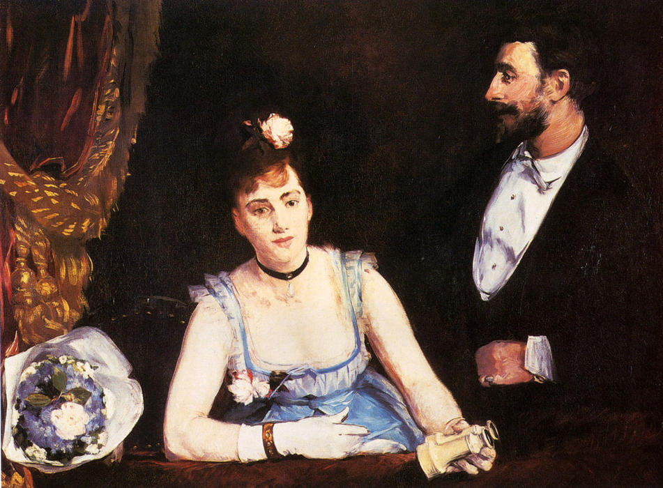 A Box At The Italian Theatre — Eva Gonzalès