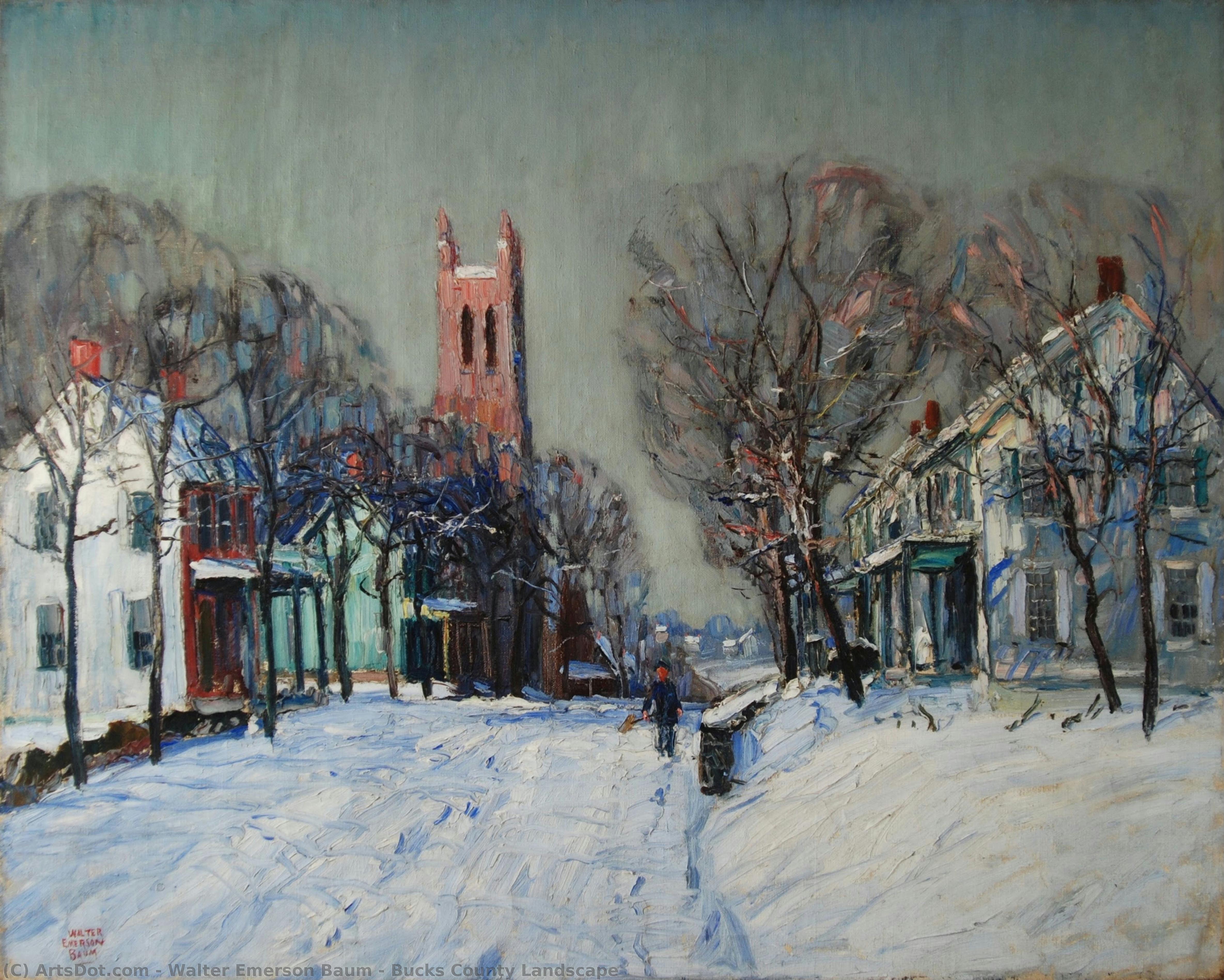 Bucks County Landscape — Вальтер Эммерсон Баум