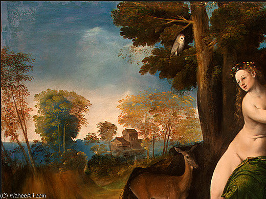 Circe And Her Lovers In A Landscape, — Dosso Dossi (giovanni Di Niccolò De Luteri)