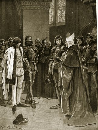 Henry Vi Is Delivered To Edward Iv At St. Paul's — Richard Caton Woodville