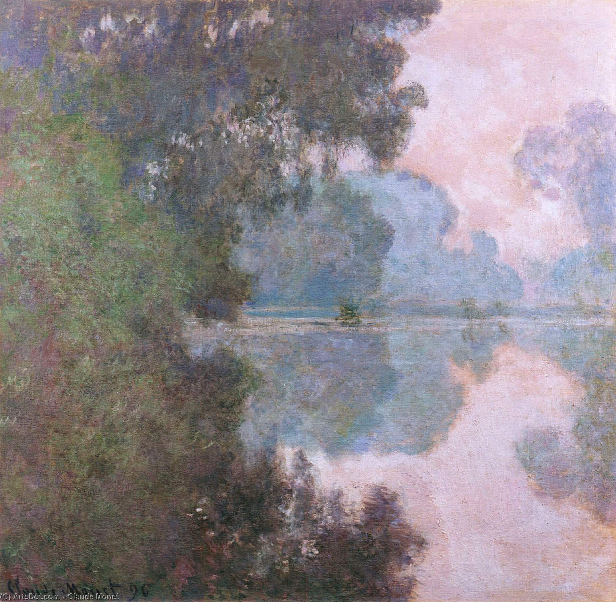 Mañana En La Sena, Cerca De Giverny — Claude Monet