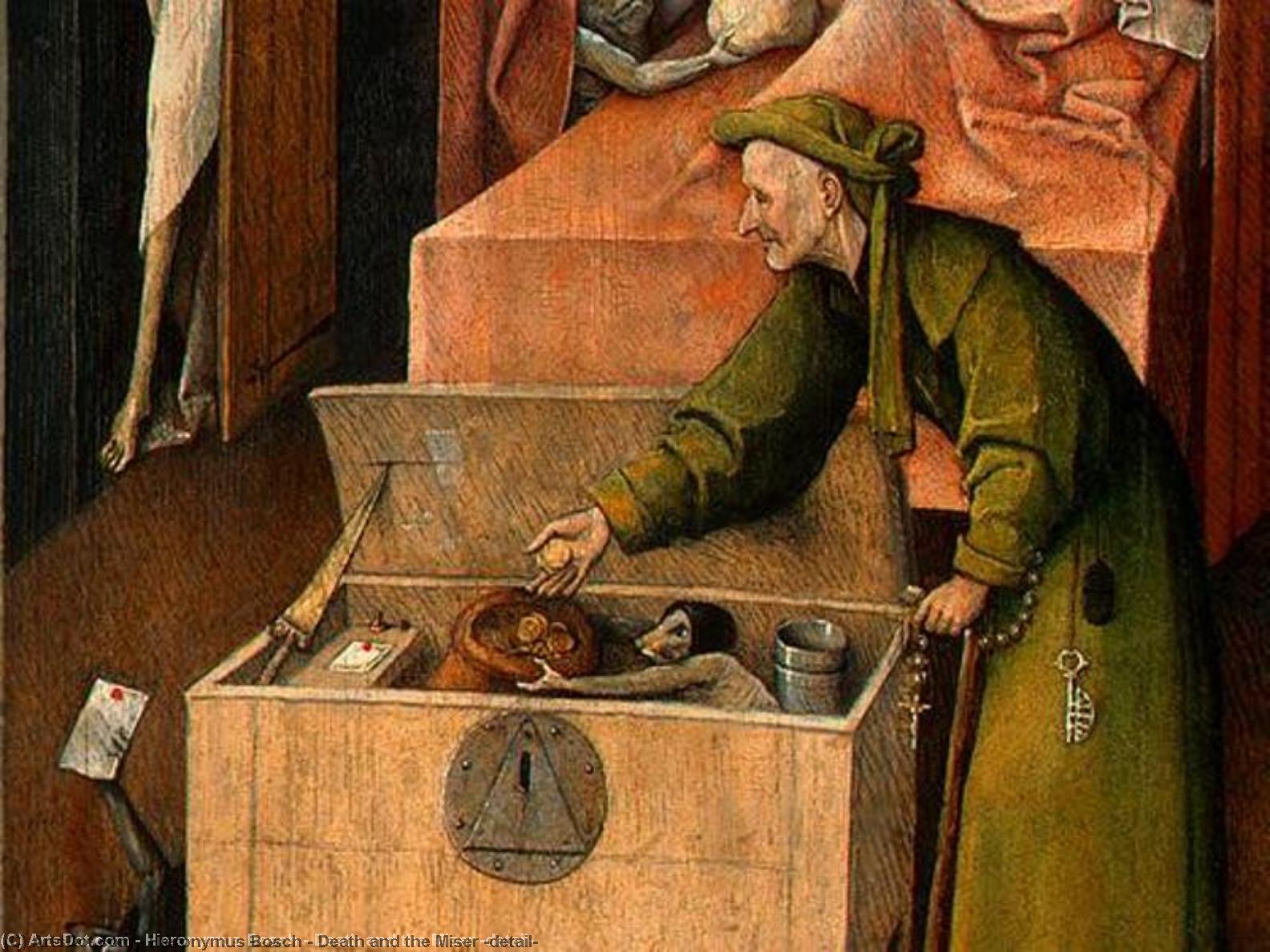 Death And The Miser (detail) — Hieronymus Bosch
