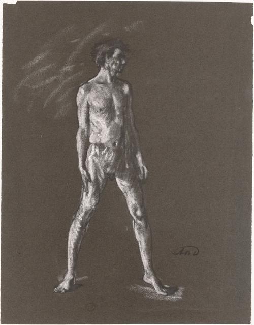 Study Of A Standing Man — Arthur B. Davies
