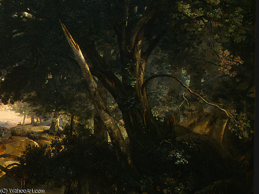 Forest Of Fontainebleau (detail - ) — Žan-batist Kamil Korote