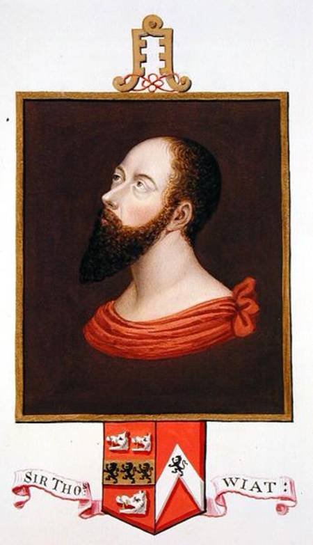 Portrait Of Sir Thomas Wyatt The Elder From 'memoirs Of The Court Of Queen Elizabeth — Sarah Countess Of Essex