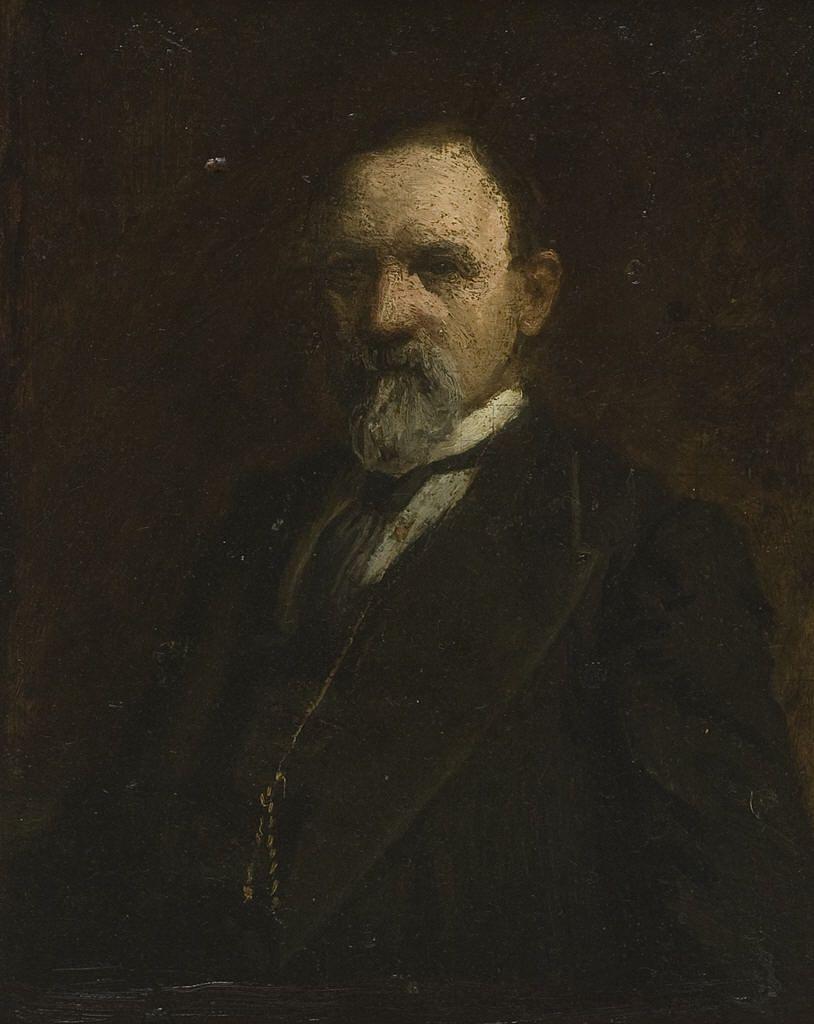 Study For Portrait Of Joshua Ballinger Lippincott — Thomas Eakins