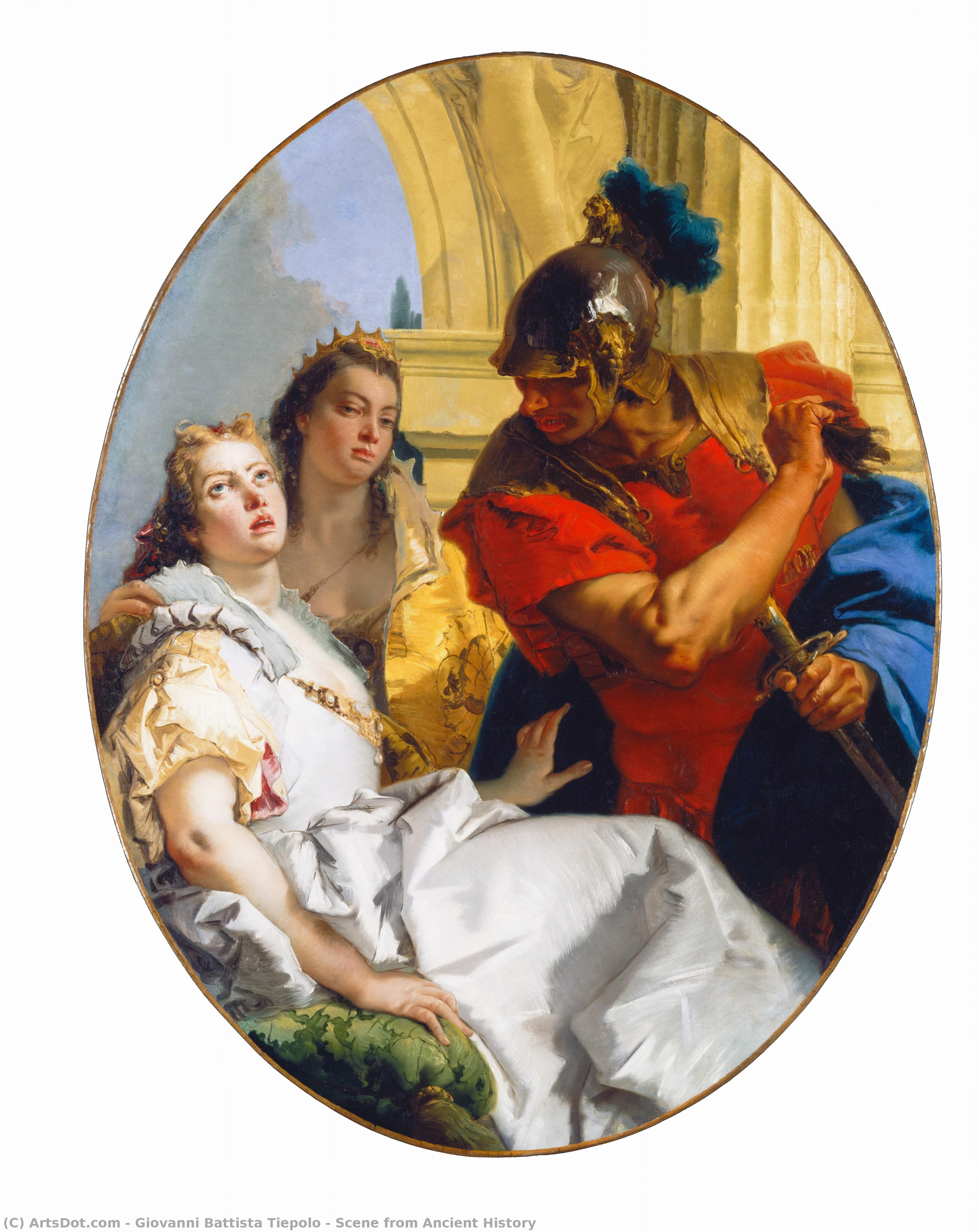 Scene From Ancient History — Giambattista Tiepolo