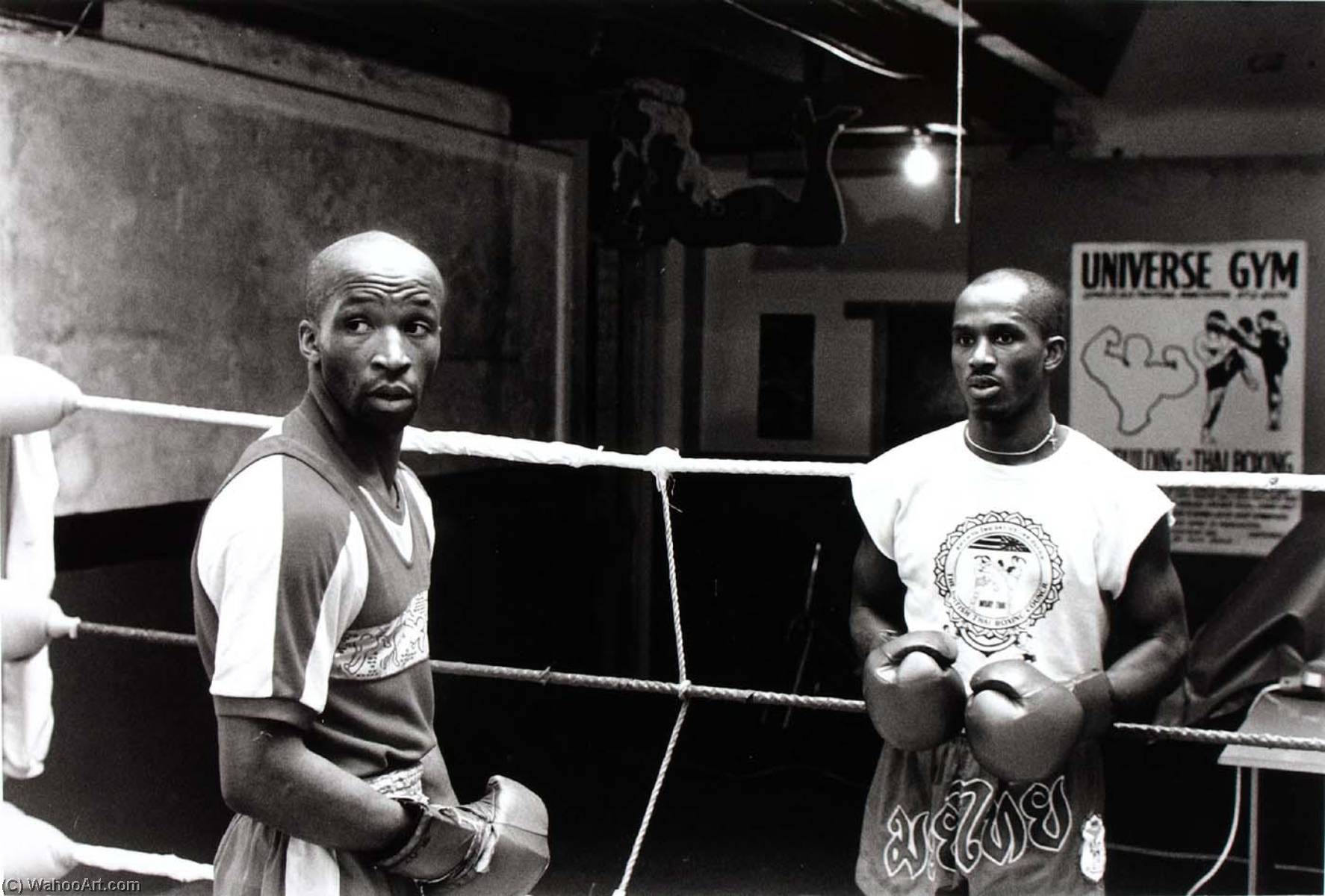 Two Unidentified Boxers In Ring, Salfero Gym — Ian Beesley