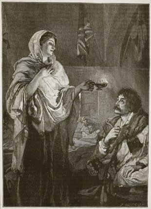 Florence Nightingale In The Hospital At Scutari — Henrietta Rae