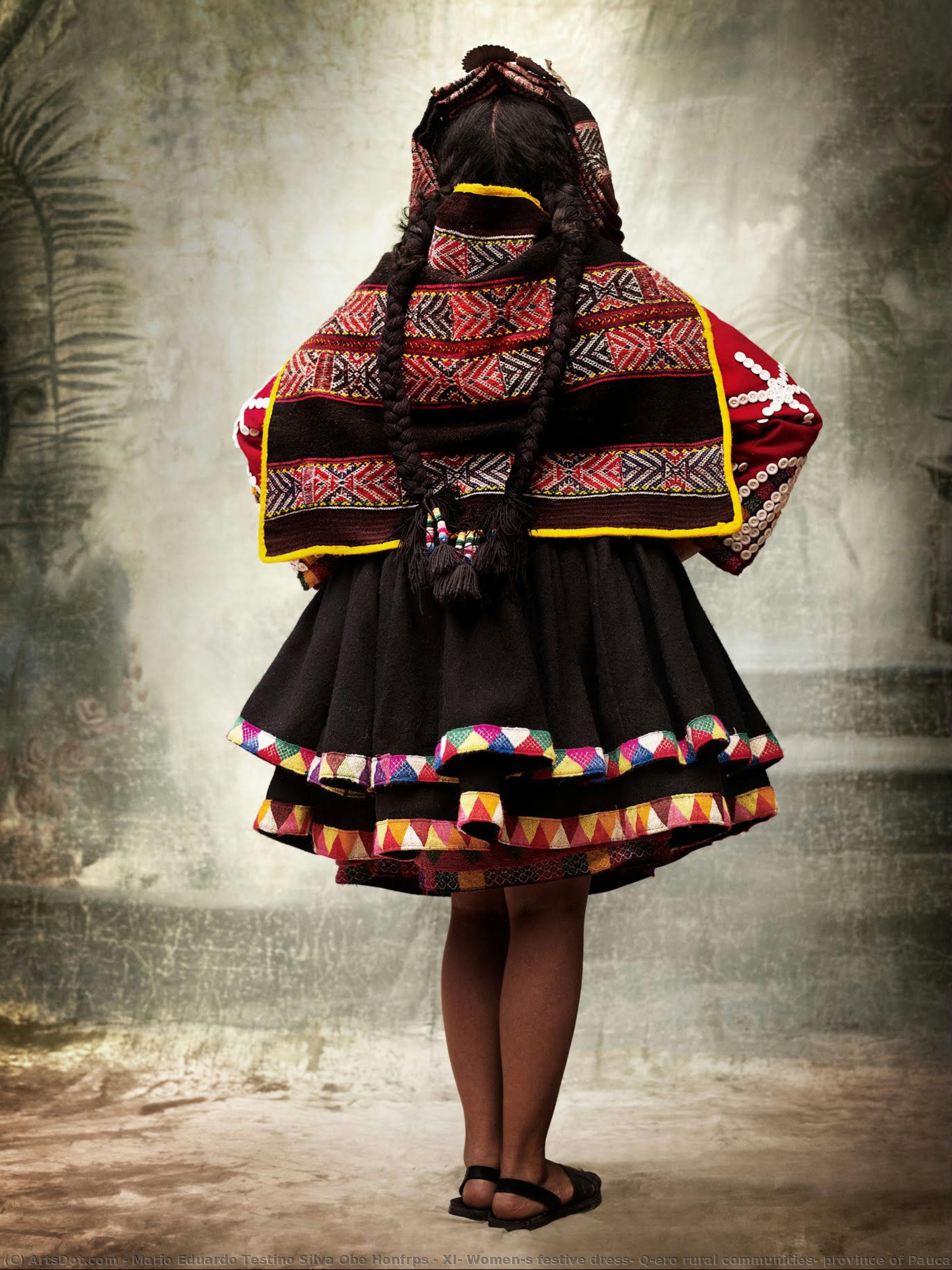 Xi, Women’s Festive Dress, Q’ero Rural Communities, Province Of Paucartambo, Cusco, Peru 2007 — Mario Testino