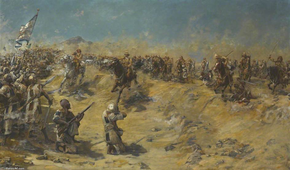 Charge Of The 21st Lancers At Omdurman — Edward Matthew Hale