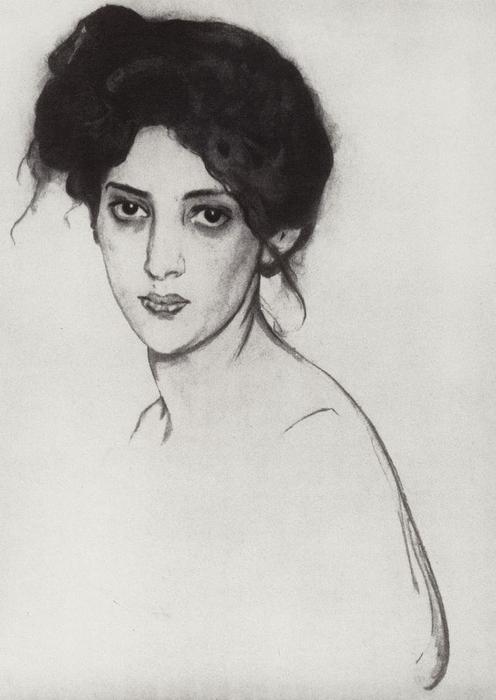Portrait Of Izabella Grunberg — Valentin Alexandrovich Serov