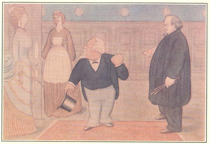 Mr. Browing Brings A Lady Of Rank And Fashion To See Mr.rossetti — Sir Max Beerbohm