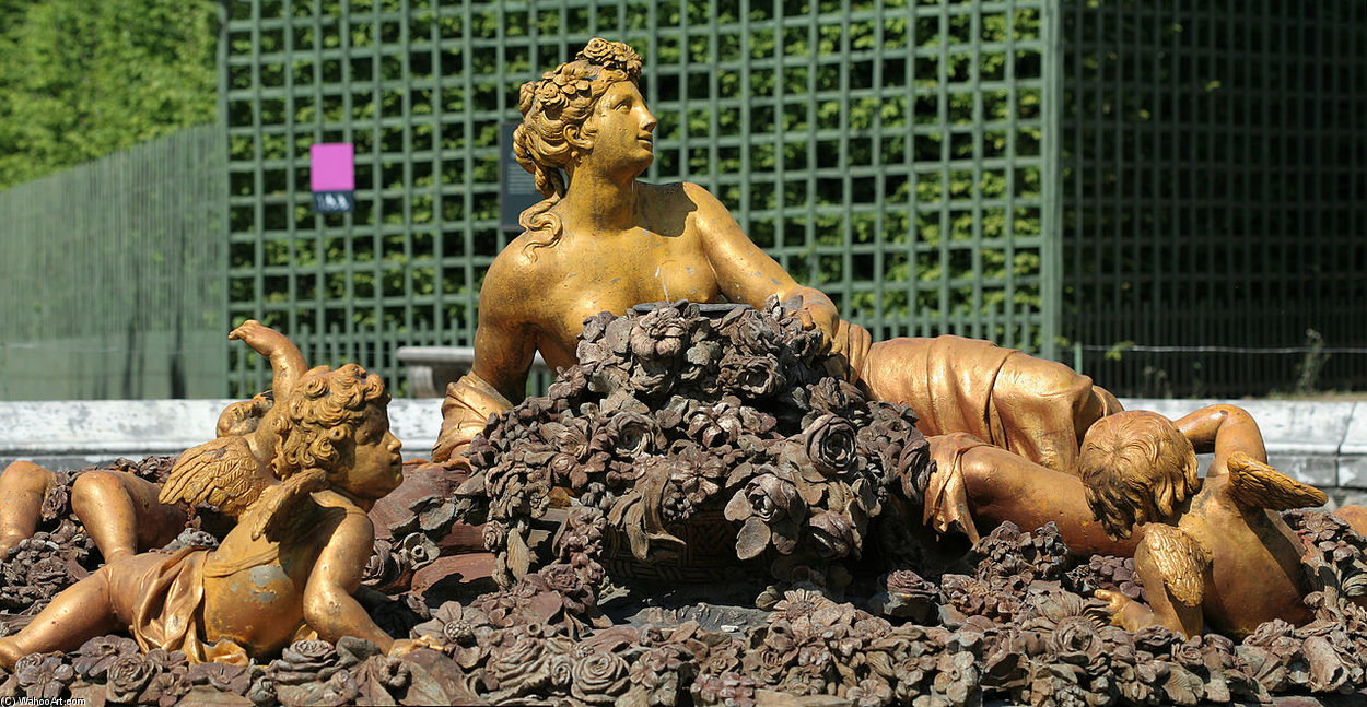 Parc De Versailles, Bassin De Flore — Jean Baptiste Tuby