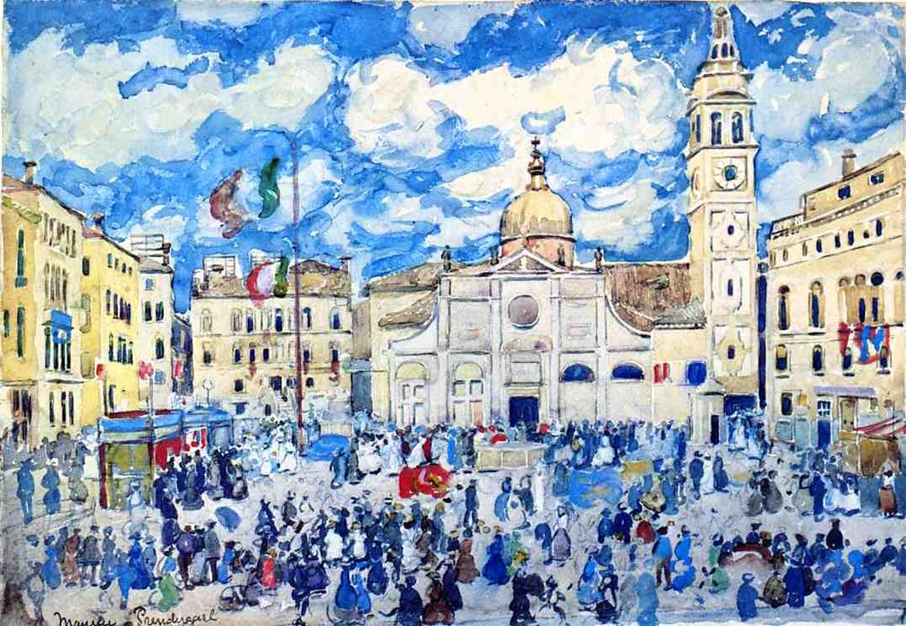 Campo Santa Maria Formosa, Venice — Maurice Brazil Prendergast