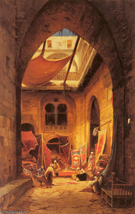 Arab Carpet Merchants — Hermann David Salomon Corrodi