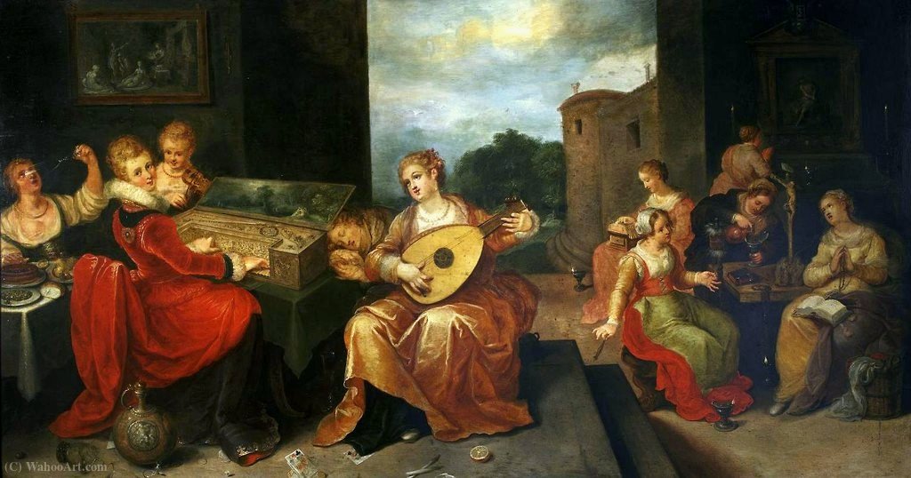 Wise And Foolish Maidens. — Hieronymus Francken