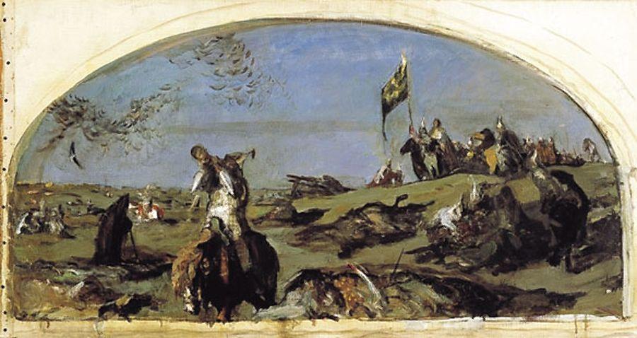 After The Battle Of Kulikovo — Valentin Alexandrovich Serov