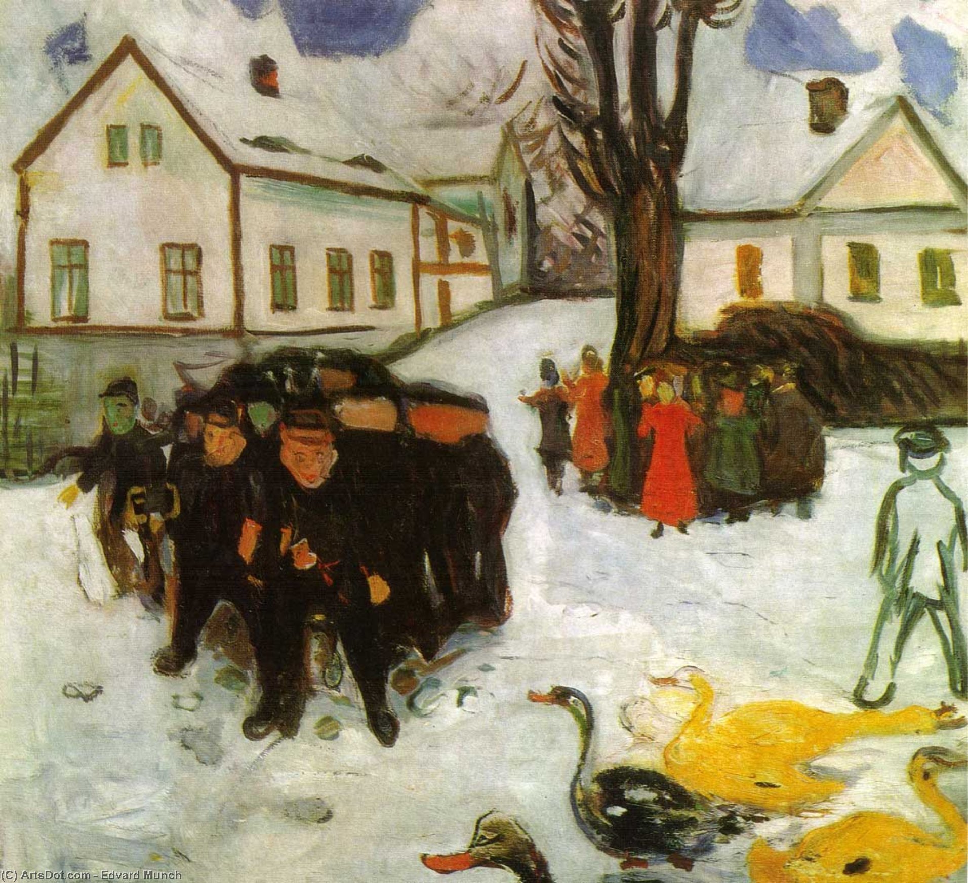 Village Street — Edvard Munch
