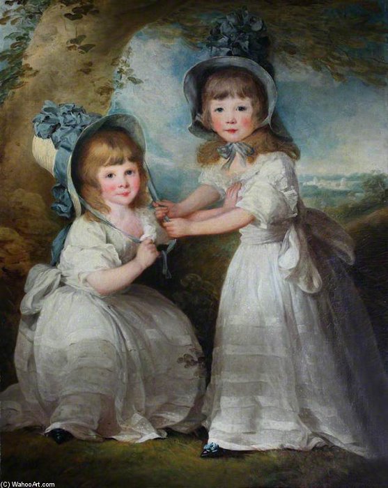 The Daughters Of Lady Boynton As Children — Richard Cosway