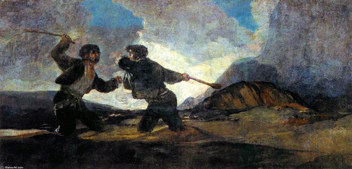 Fight With Cudgels — Francisco José De Goya Y Lucientes