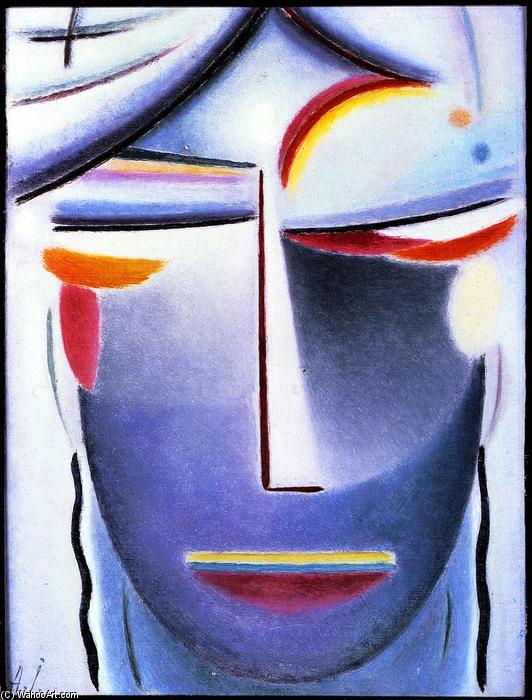 Savior's Face: Black Buddha — Alexej Von Jawlensky