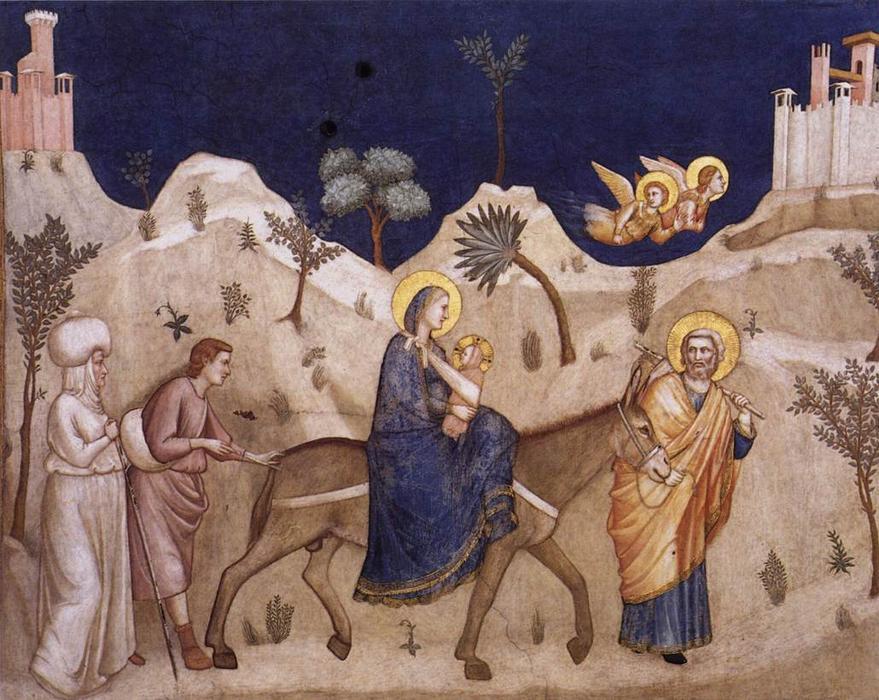 La Huida A Egipto — Giotto Di Bondone