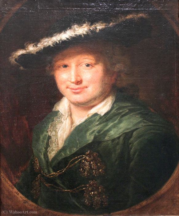 Portrait Of The Innkeeper Ernst Friedrich Therbusch, Husband Of The Artist — Anna Dorothea Therbusch
