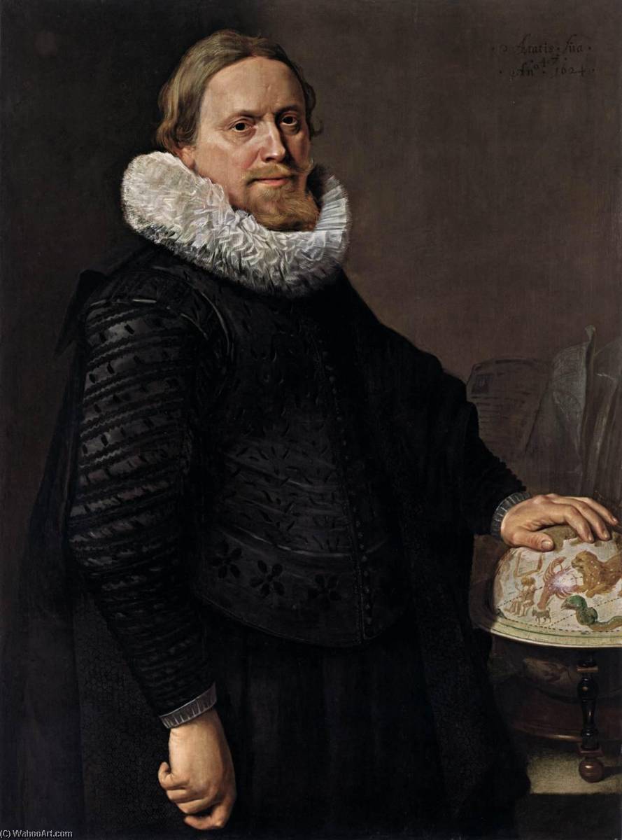 Man With A Celestial Globe — Nicolaes Eliaszoon Pickenoy