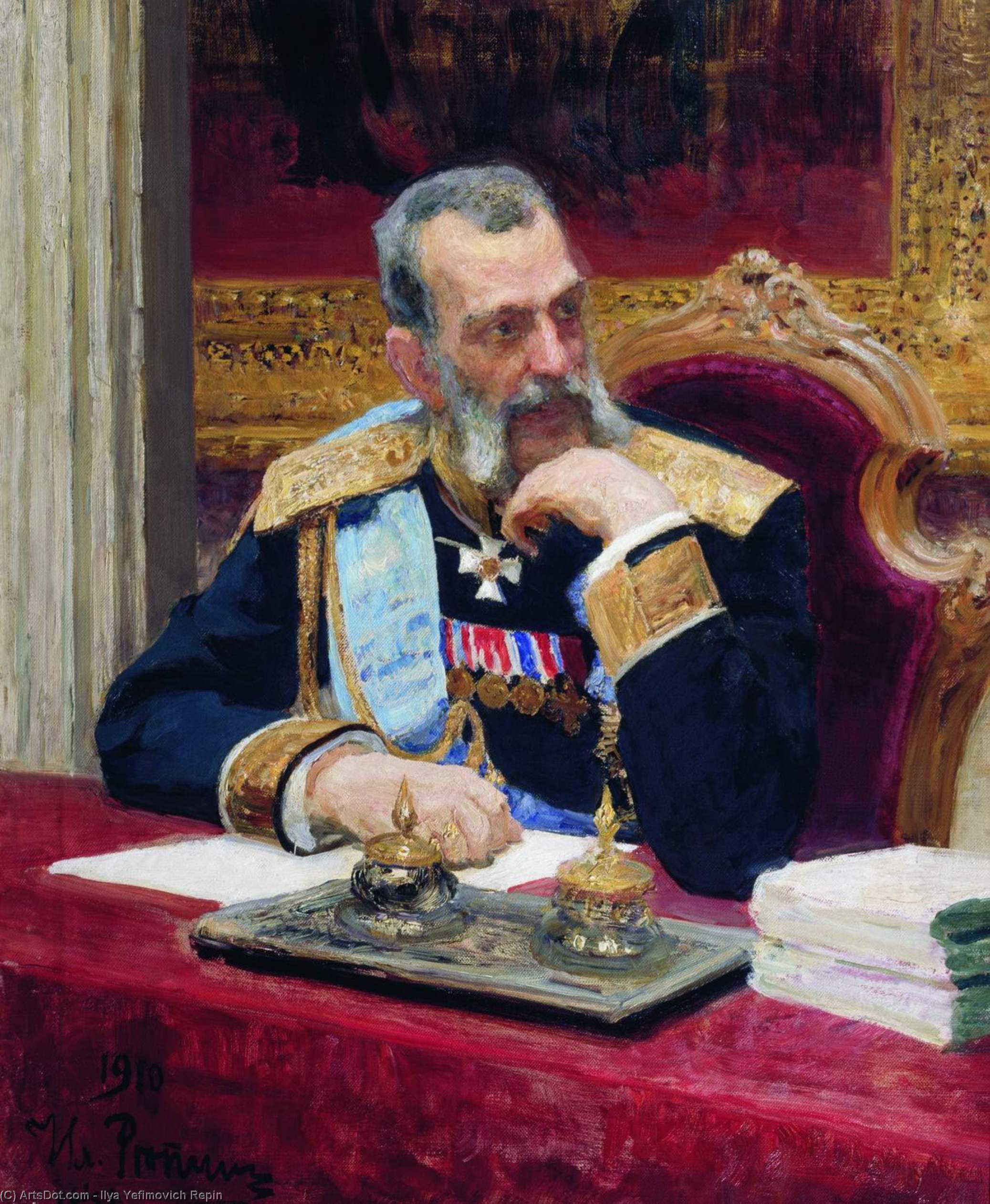 Portrait Of Vladimir Aleksandrovich — イリヤ・エフモヴィチ・レピン