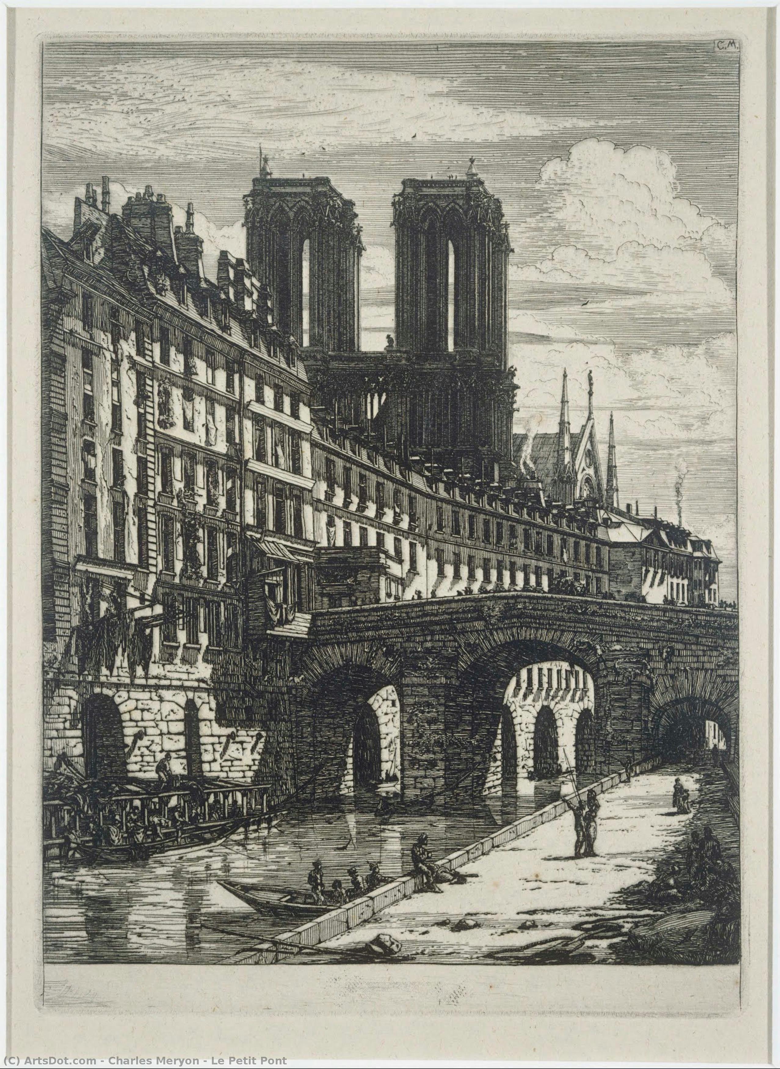 Le Petit Pont — Charles Meryon