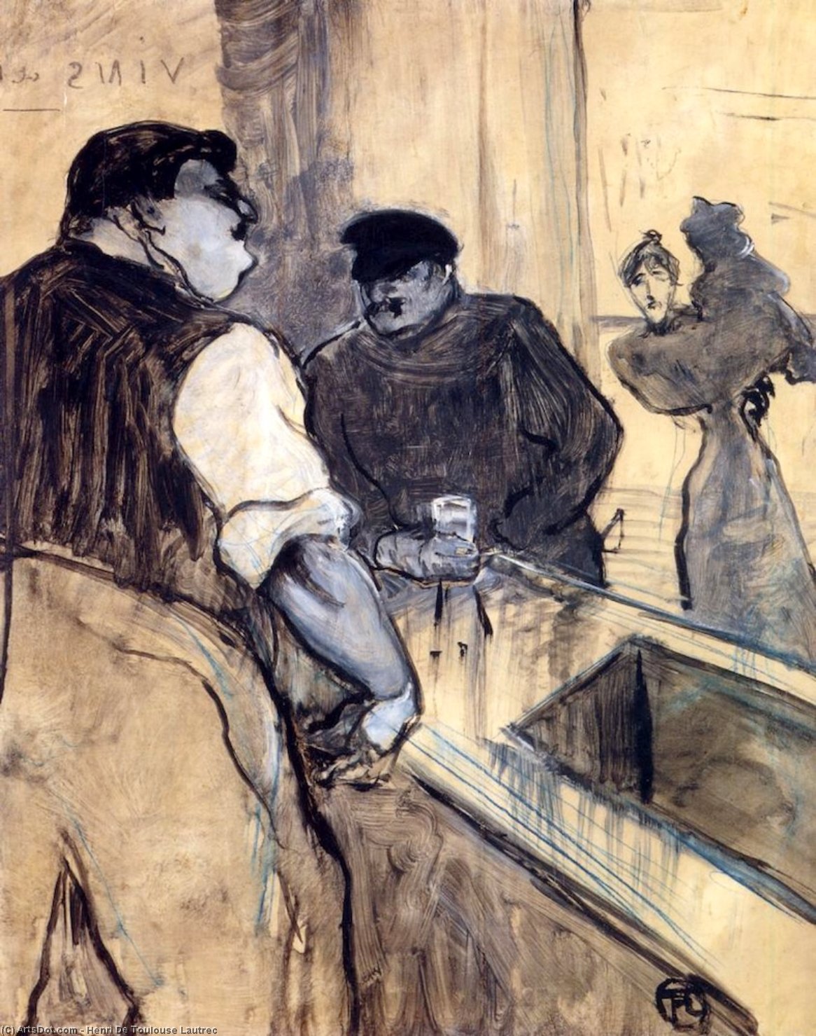 The Bartender — Henri De Toulouse-lautrec