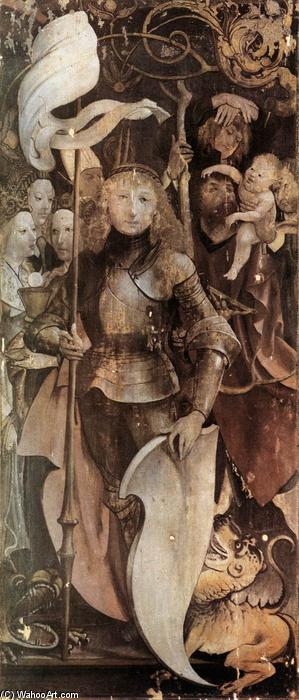 Fourteen Saints Altarpiece (detail) — Matthias Grünewald