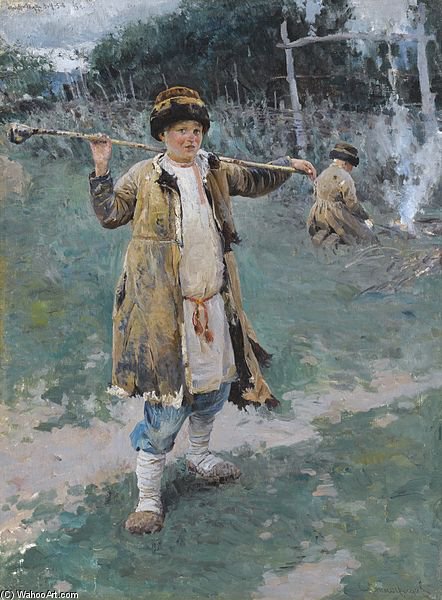 Village Boys — Sergey Arsenievich Vinogradov