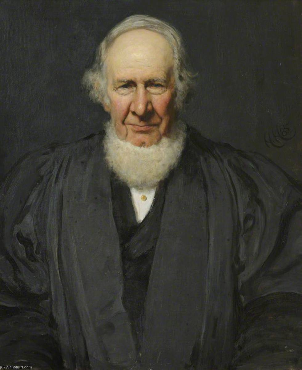 George Phillips, Oriental Scholar, Fellow (1831–1846), President (1857–1892) — Herman Herkomer