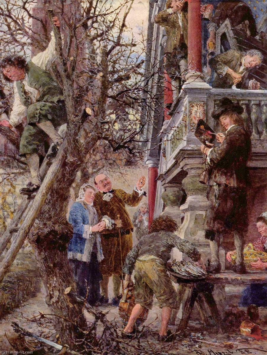 Beati Possidentes (blessed Are Those Who Have) — Adolph Von Menzel