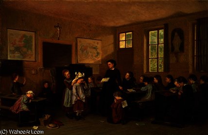 The Naughty School Children — Théophile Emmanuel Duverger