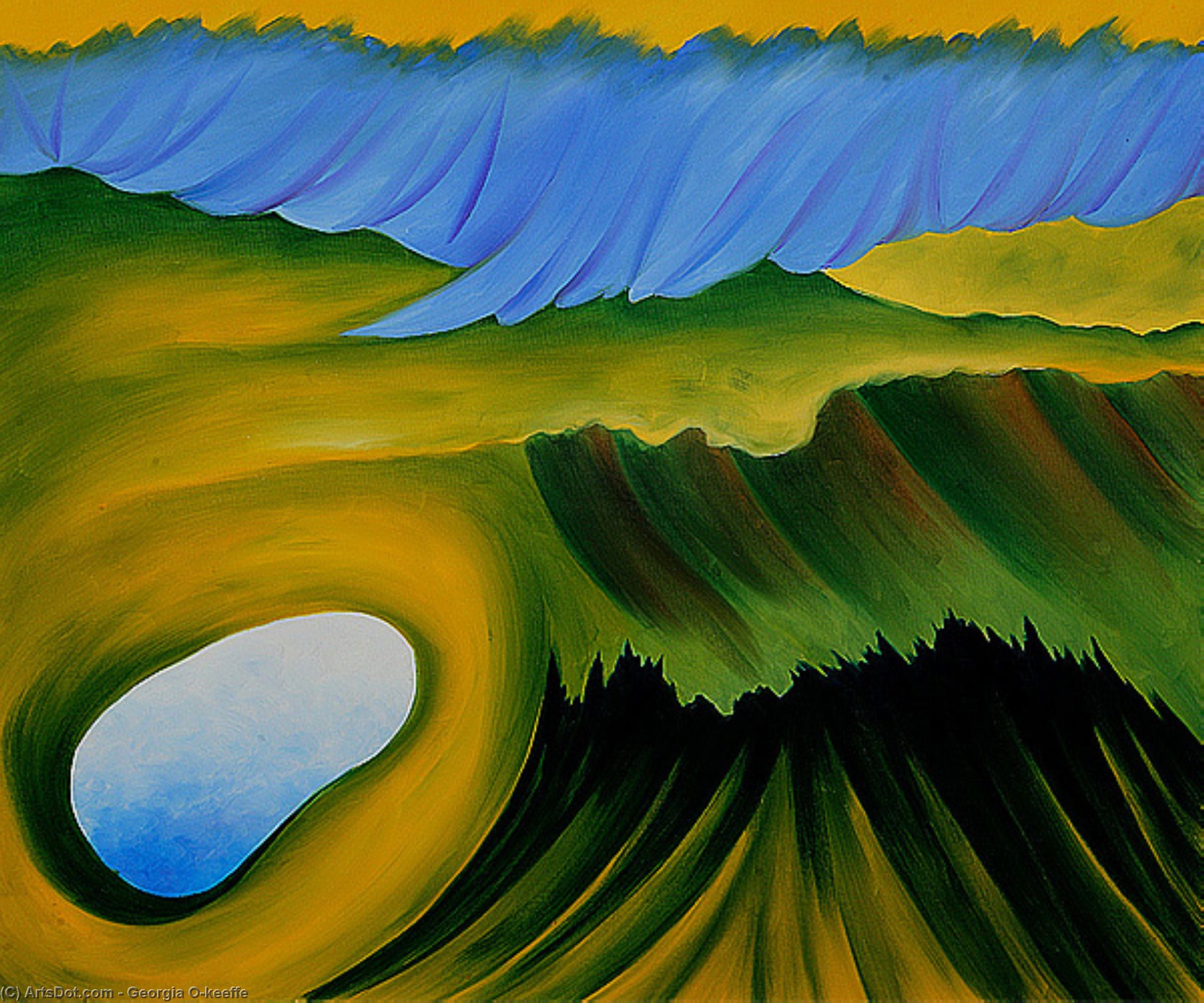 Mountains And Lake — Georgia O'keeffe